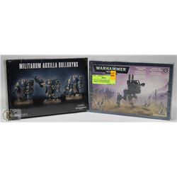 LOT OF 2 WARHAMMER 40K, IMPERIAL GUARD SENTINEL,