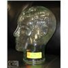 Image 1 : MENS GREEN GLASS MANNEQUIN HEAD DISPLAY