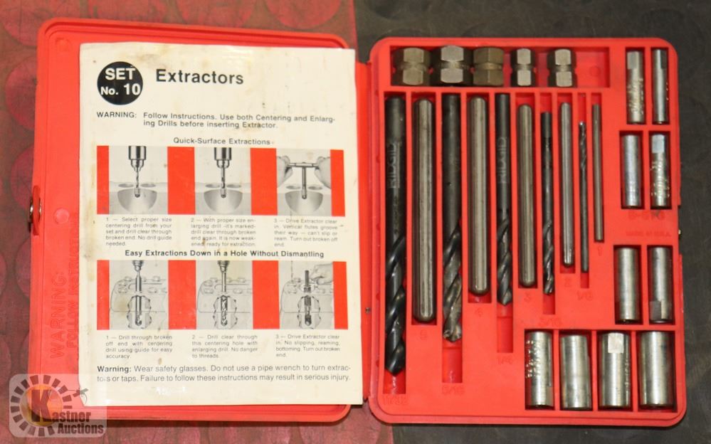 NO.1020 BLUE POINT SCREW EXTRACTOR SET SNAPON