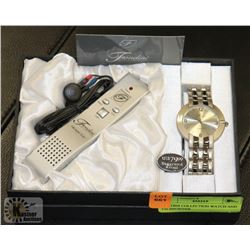 FONDINI COLLECTION WATCH AND FM RECIEVER