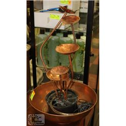 COPPER FOUNTAIN WITH PUMP