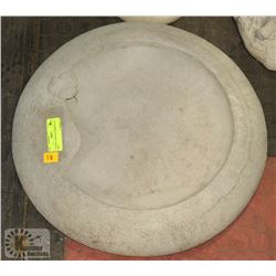 CONCRETE GROUND BIRDBATH 19" WIDE