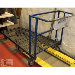 LARGE HEAVY DUTY 6 WHEEL PLATFORM CART 750LB