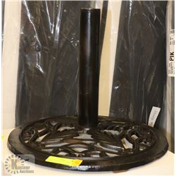 WROUGHT IRON PATIO UMBRELLA STAND