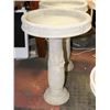 Image 1 : CONCRETE 2 PIECE BIRDBATH 16" X 23"