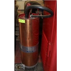 COPPER FIRE EXTINGUISHER