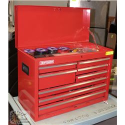 MASTERCRAFT 8 DRAWER TOOL BOX WITH ASSORTED