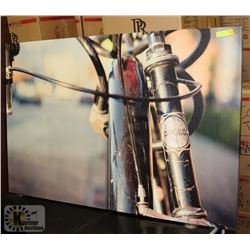 APOLLO VINTAGE BIKE PRINT ON CANVAS 60 X 40
