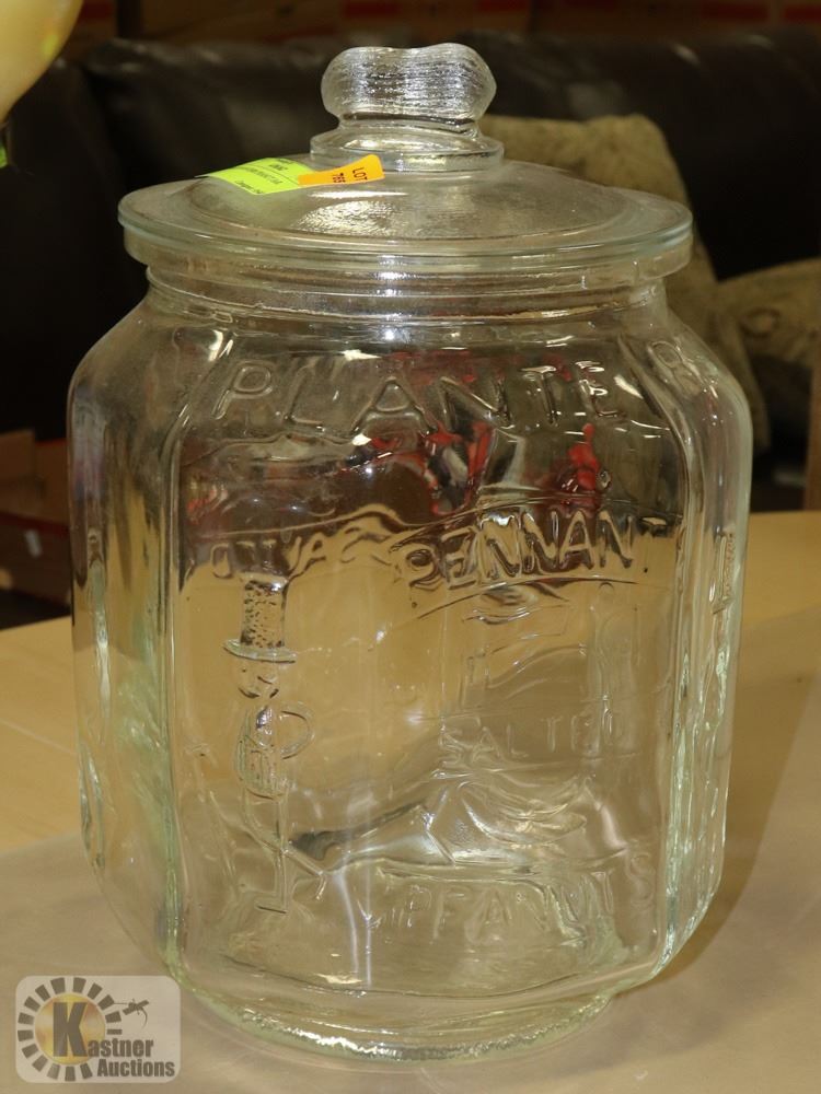 LARGE PLANTERS PEANUT JAR.