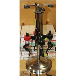 OGGI LIQUOR DISPENSER 4 BOTTLE.