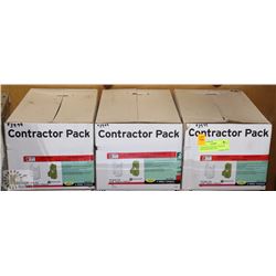 3 BOXES OF CONTRACTOR PACK FENCE BRACKETS 2X4