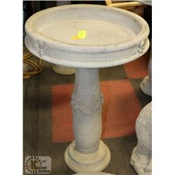 CONCRETE BIRDBATH 2 PIECE 15" X 23"