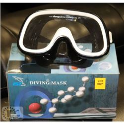 DEEP DIVE TEMP PRO GLASS DIVING MASK