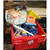 Image 1 : LOT OF KIDS LAKE TOYS AND FUZZY CHAIR.