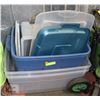 Image 1 : 5 STORAGE TOTES.