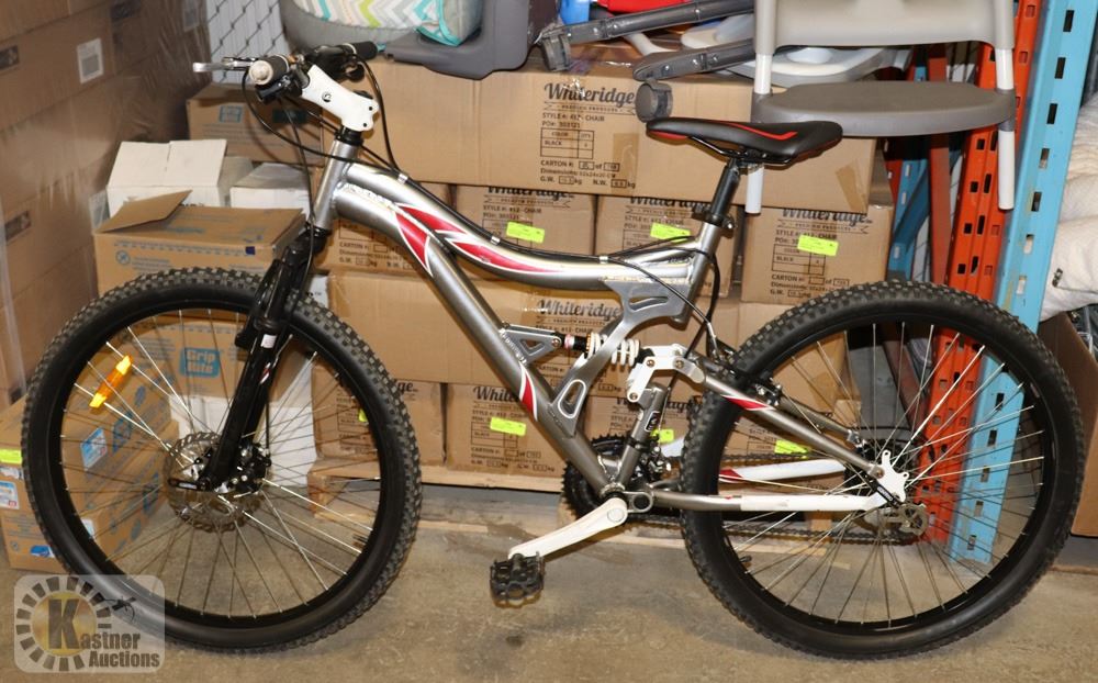 KRANKED DSXC 24 SPEED BIKE DUAL SHOCKS. Kastner Auctions