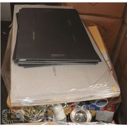 PALLET WITH , LIGHTS, AND MORE.