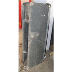 PAIR OF WOOD TRUCK TOOL BOXES.