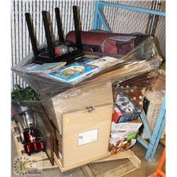 PALLET OF UNCLAIMED MERCHANDISE