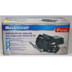 NEW MASTERCRAFT 5 INCH BENCH VISE W/360