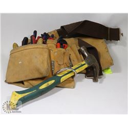 TOOL BELT FILLED W/ KLEIN & MASTERCRAFT TOOLS