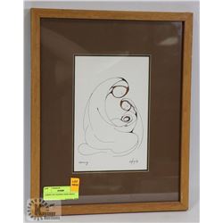 CARING BY DAPHNE ODJIG PRINT