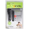 NEW ANDIS 12 PIECE EASY CLIP COMBO CLIPPER AND