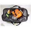 DEWALT TOOL BAG W/ TOOLS INCLUDES ELECTRIC JIG SAW