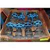 LOT OF 10 VELAN + SMITH 3/4 + 1" GATE VALVE