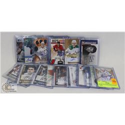 LOT OF 22 AUTOGRAPHED HOCKEY CARDS