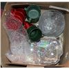 BOX WITH ASSORTED GLASSES