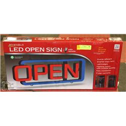 MYSTIGLO LED OPEN SIGN 22" X 8"