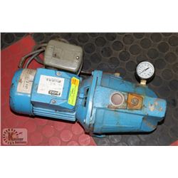 BURKE 1/2 HP WATER PUMP, WORKS