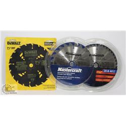 NEW DEWALT 7 1/4 INCH 20 CARBIDE TEETH