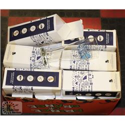 BOX OF NEW ASSORTED BEER GLASSES