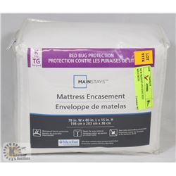 NEW MAINSTAYS KING SIZE MATTRESS