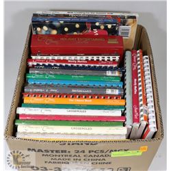 BOX W/26 COMPANY'S COMING COOK BOOKS -