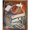 LARGE BOX OF OUTDOOR EXTENSION CORDS