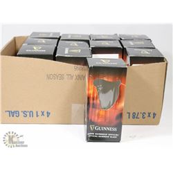 BOX W/12 NEW OFFICIAL GUINNESS BEER