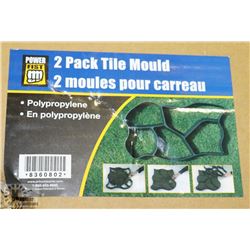 2 PACK OF TILE MOULDS.
