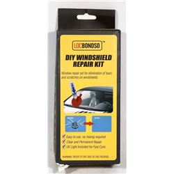 NEW WINDSHIELD REPAIR KIT.