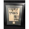 Image 1 : VINTAGE BASEBALL PHOTO QUIZ FRAMED