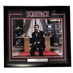 Al Pacino Signed Scarface "Say Hello To My Little Friend" 16x20 Photo (Beckett COA)