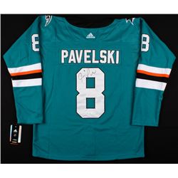Joe Pavelski Signed San Jose Sharks Adidas Captain Jersey (JSA COA)