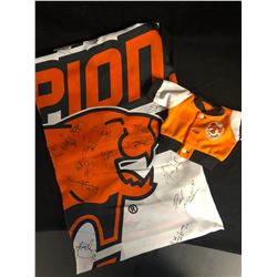 TEAM AUTOGRAPHED BC LIONS MEMORABILIA LOT