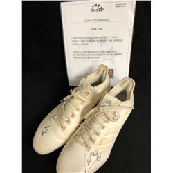 Adeiny Hechavarria Signed Pair of Game-Used Baseball Cleats (Celebz Direct LOA)