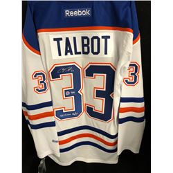 Cam Talbot Signed LE Edmonton Oilers Jersey Inscribed "42 Wins 16/17" (AJ Sports COA)
