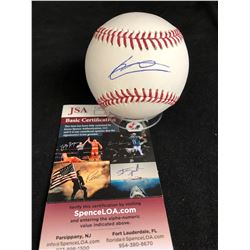 VLADIMIR GUERRERO JR. SIGNED BASEBALL (JSA COA)