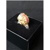 Image 3 : PEARL BAROQUE FROG RING (925 STERLING SILVER) SIZE 5