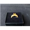 Image 2 : ORANGE & YELLOW CITRINE RING (STERLING SILVER W/ COPPER ALLOY)